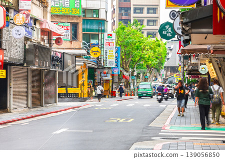 Taipei Yongkang Street in the morning Taipei Yongkang Street in the morning 139056850