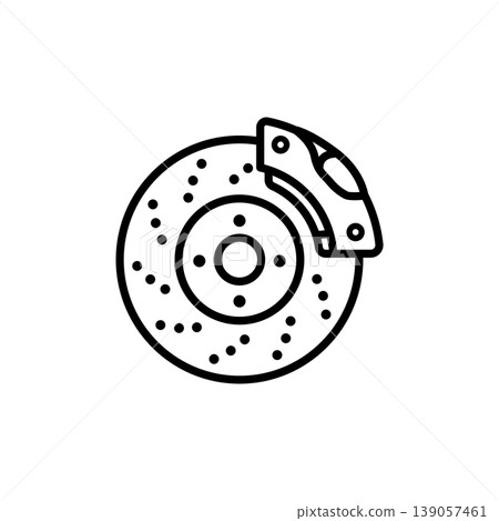 High Performance Disc Brake System Icon High Performance Disc Brake System Icon 139057461