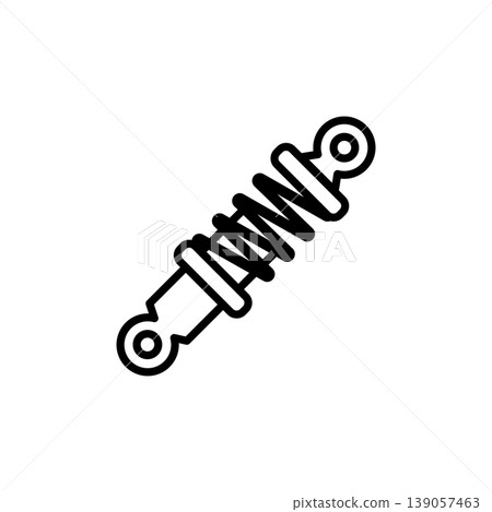 Adjustable Coilover Suspension Icon Adjustable Coilover Suspension Icon 139057463