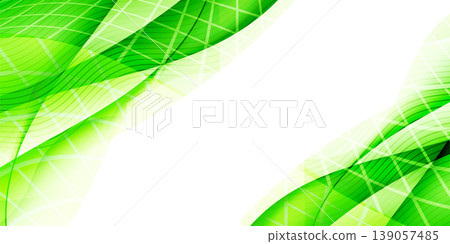 Abstract green waves and geometric pattern background Abstract green waves and geometric pattern background 139057485