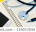 Stethoscope and smartphone 139057694