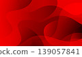 Abstract Red Waves with Halftone Pattern 139057841