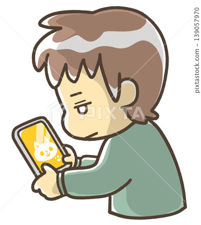 那些不假思索就盯著智慧型手機看的人 139057970