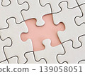 Jigsaw puzzle (pink) 139058051
