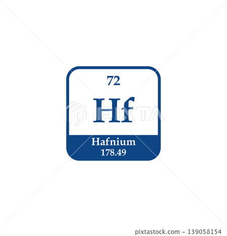 element hafnium atomic icon element hafnium atomic icon 139058154