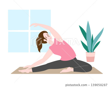 Women stretching 139058287