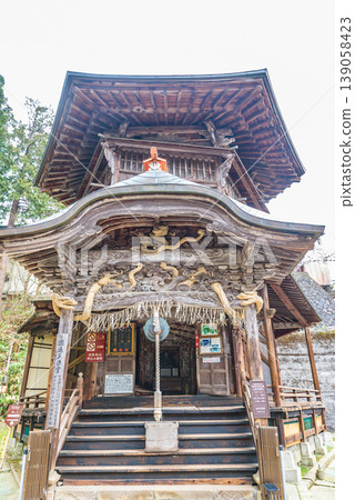 Former Shōshōji Temple Entsū Sansōdō (Aizu Sazaedō), Aizuwakamatsu City, Fukushima Prefecture, Important Cultural Property 139058423