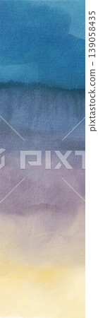 Soft watercolor gradient sky background vector Soft watercolor gradient sky background vector 139058435