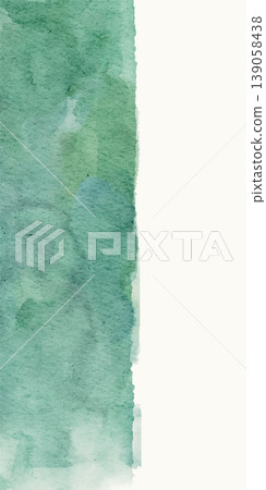 Green Watercolor Abstract Vector Banner Green Watercolor Abstract Vector Banner 139058438