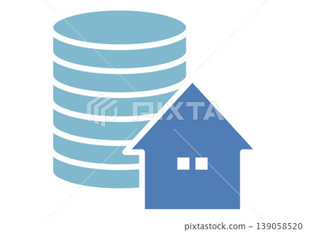 Home loan icon, image, single vector illustration 139058520