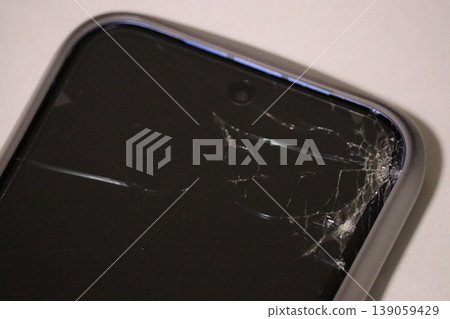 Broken smartphone Broken smartphone 139059429