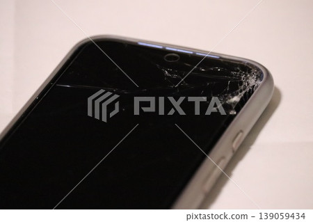 Broken smartphone Broken smartphone 139059434