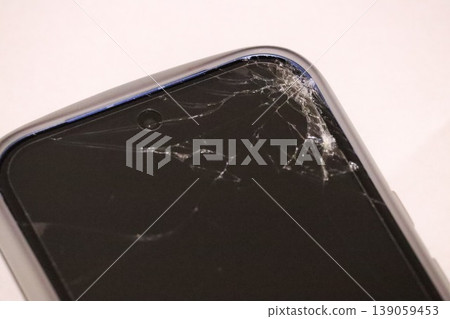 Broken smartphone 139059453