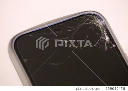 Broken smartphone Broken smartphone 139059456