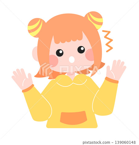一位驚訝的流行女孩 139060148