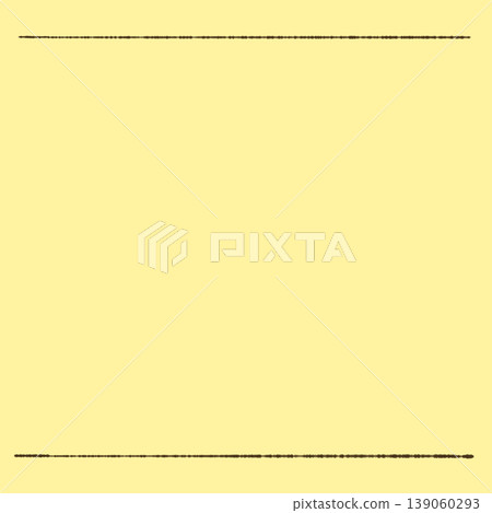 Yellow square sticky note with two lines on it Yellow square sticky note with two lines on it 139060293