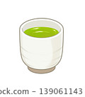 Illustration of a teacup filled with tea 139061143