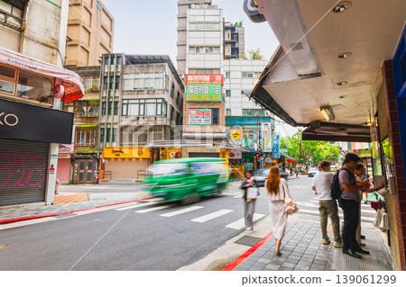 清晨的台北永康街 139061299