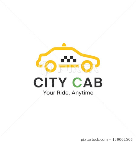 Modern City Cab Taxi Service Transportation Logo Design Concept Modern City Cab Taxi Service Transportation Logo Design Concept 139061505