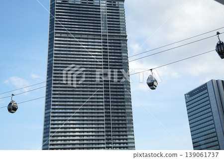 Skyscrapers and cable cars Skyscrapers and cable cars 139061737