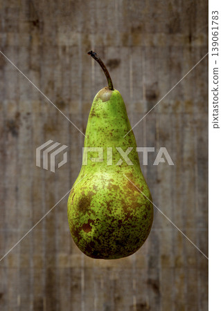 A large ripe pear against a blurred background 139061783