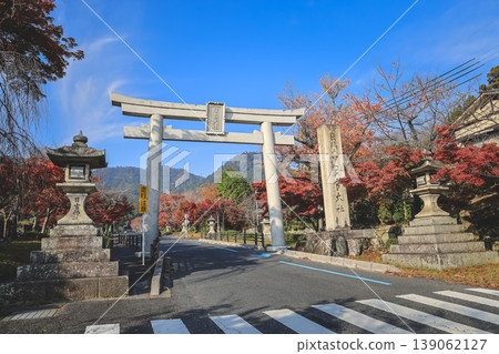 Second Torii gate at Sakamoto Hiyoshi Taisha shrine Nov 27 2025 Second Torii gate at Sakamoto Hiyoshi Taisha shrine Nov 27 2025 139062127