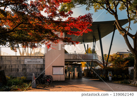 Sakamoto Hieizanguchi Station Entrance in Shiga Japan Nov 27 2025 139062140