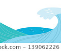 Simple ocean wave frame 139062226