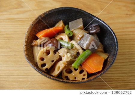 Chikuzen-ni (a type of Japanese stew) - Home-style cooking Chikuzen-ni (a type of Japanese stew) - Home-style cooking 139062792