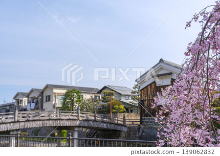 京都八幡市:安井橋與櫻花 京都八幡市:安井橋與櫻花 139062832