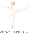 Illustration of a dancer - an image of a ballerina dancing the role of Princess Aurora from the ballet "Sleeping Beauty". 139063125