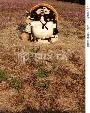 A scene of Japanese Shigaraki ware in a barren field. A scene of Japanese Shigaraki ware in a barren field. 139063132