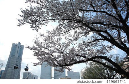 橫濱港未來春日景色 橫濱港未來春日景色 139063741