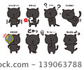 Black cat set 139063788
