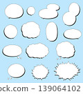 cartoon speech bubble set 139064102