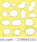 hand drawn speech bubble set 139064103