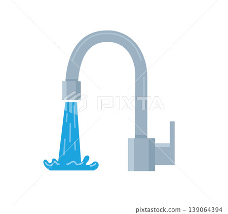 Water faucet icon vector illustration Water faucet icon vector illustration 139064394