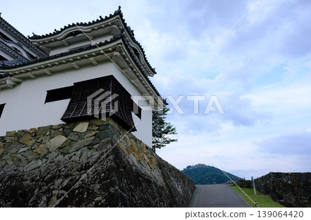 The magnificent appearance of Ozu Castle in Ozu City The magnificent appearance of Ozu Castle in Ozu City 139064420