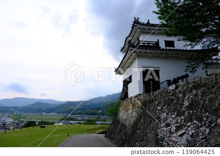 The magnificent appearance of Ozu Castle in Ozu City The magnificent appearance of Ozu Castle in Ozu City 139064425