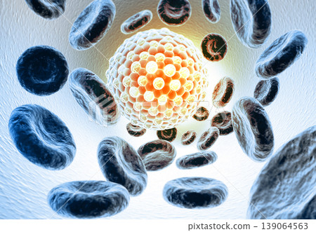 Virus in bloodstream Virus in bloodstream 139064563