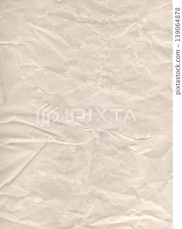 Heavily wrinkled vintage paper texture monochrome Heavily wrinkled vintage paper texture monochrome 139064878
