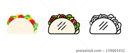 Tacos mexican food tortilla street meal fast snack Tacos mexican food tortilla street meal fast snack 139065432