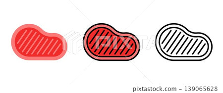 Raw steak meat beef cut protein food meal ingredient Raw steak meat beef cut protein food meal ingredient 139065628