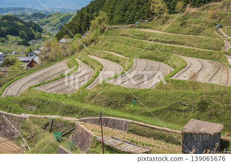 Asuka Village's Scenic Spot: Kamura Rice Terraces, Takaichi District, Nara Prefecture 139065676