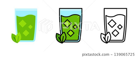 Matcha latte green tea drink japanese healthy beverage 139065725