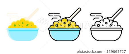 Fried rice asian dish bowl meal street food cuisine 139065727