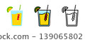 Traditional vermut drink in elegant glass alcoholic beverage 139065802