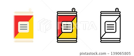 Soda can fizzy cold drink aluminium beverage container 139065805