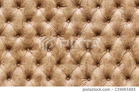 Captivating diamond tufting seamless texture in light brown color Captivating diamond tufting seamless texture in light brown color 139065885