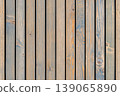 Seamless texture of wainscoting with grey-toned pine timber planks for background 139065890